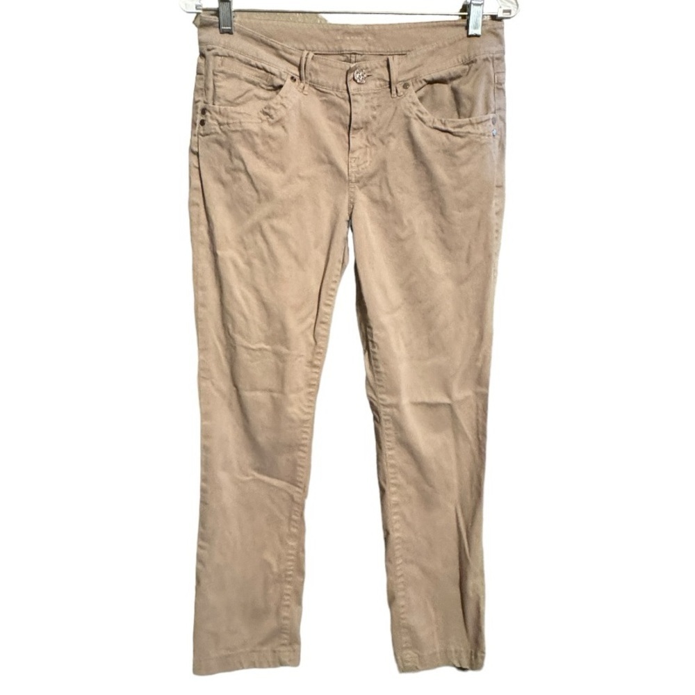 Elie Tahari Classic Fit Mid-Rise Relaxed Straight Leg Pants